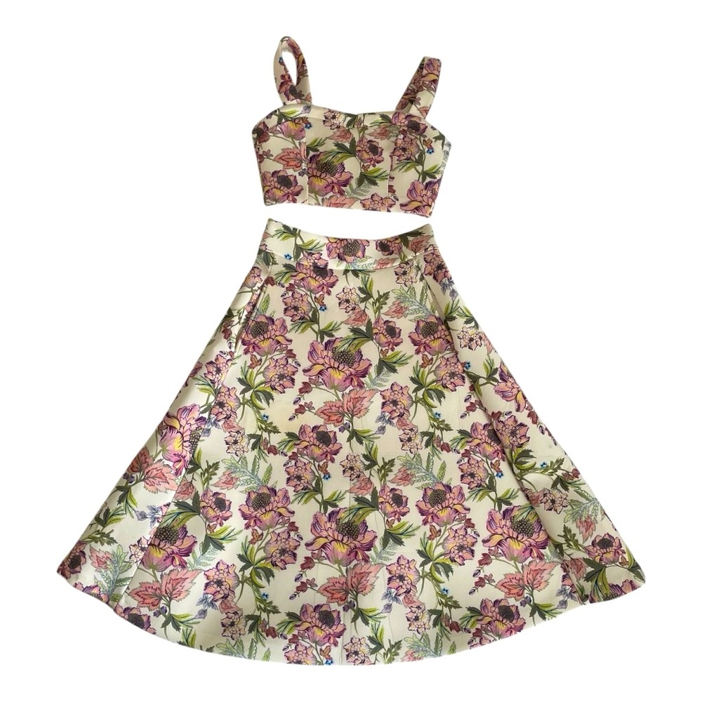 H&M Floral Skirt & Top Set